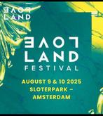 2x Loveland Festival + Locker za. 09 aug., Tickets en Kaartjes, Twee personen