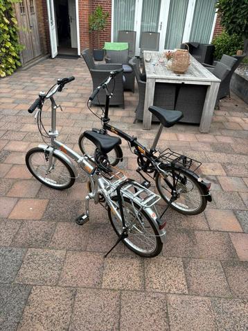 2x Vouwfietsen met Versnellingen beschikbaar voor biedingen