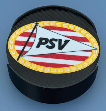 8x PSV onderzetters + houder beschikbaar voor biedingen