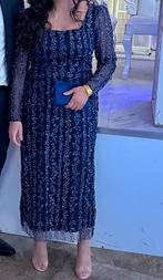 Avondjurk galajurk, Galajurk, Blauw, Maat 42/44 (L), Ophalen of Verzenden