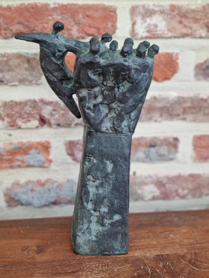 Carla Wiersman - Bronzen beeld, Antiek en Kunst, Antiek | Koper en Brons, Brons, Ophalen of Verzenden