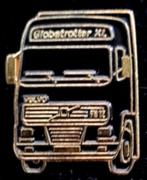 Volvo Globetrotter FL speld- zwart, Verzamelen, Speldjes, Pins en Buttons, Verzenden, Nieuw, Transport, Speldje of Pin