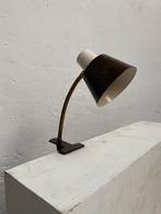 Vintage bruine klemlamp klem lamp (Hala ?), Minder dan 50 cm, Gebruikt, Vintage, Ophalen of Verzenden