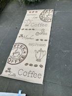 Koffie kleed, 195 cm bij 80cm, 50 tot 100 cm, Gebruikt, Rechthoekig, Bruin