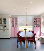 Malibu roze kastjes, wandrek, cd-kastjes, 10 stuks!, Ophalen, Met deur(en), 100 tot 150 cm, Zo goed als nieuw