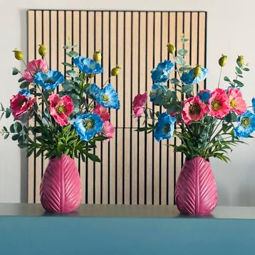 Nieuw! Kunstbloemen inclusief vaas / 1 stuk beschikbaar voor biedingen