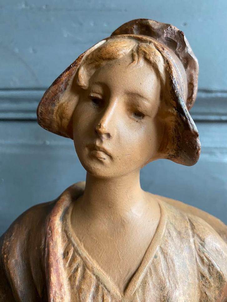 Gustave Van Vaerenbergh - Vrouw met kruik!, Antiek en Kunst, Kunst | Beelden en Houtsnijwerken, Ophalen of Verzenden