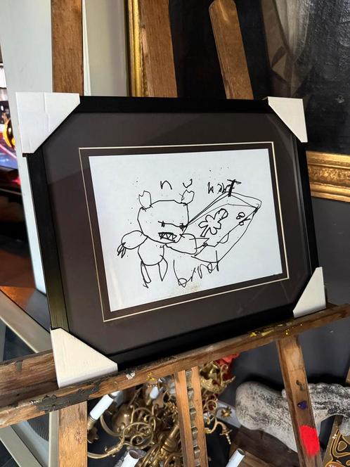 Origineel Herman Brood kunstwerk 1 of 1, Antiek en Kunst, Kunst | Schilderijen | Modern, Ophalen of Verzenden