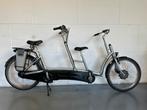 Van Raam Twinny tandem, achter gestuurd, nieuwe accu 490Wh!, Minder dan 10 versnellingen, Gebruikt, Ophalen of Verzenden, 51 tot 55 cm