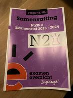 Samenvatting NaSk 2 Examenstof 2023-2024 VMBO TL/GL, Ophalen of Verzenden, Zo goed als nieuw, MBO