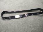 Canvas riem riemen met schedels punk/gothic/piraat stijl, Zwart, Ophalen of Verzenden, Zo goed als nieuw, 3 tot 5 cm