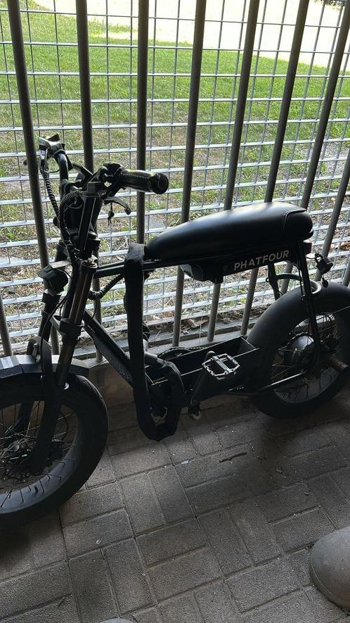 SALE ! Phatfour FLB+ Black (With purchasing Factuur), Fietsen en Brommers, Elektrische fietsen, Gebruikt, Overige merken, 50 km per accu of meer