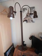 Bijzonder vondst  retro  bruine  gepo vloerlamp, Ophalen of Verzenden, Huis en Inrichting