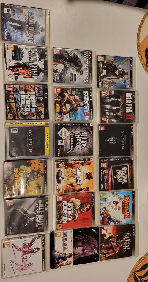 19 PS3 games., Spelcomputers en Games, Spelcomputers | Sony PlayStation 3, Gebruikt, Ophalen of Verzenden