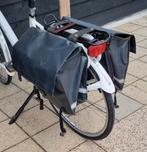 Te-koop aangeboden Mooie zwarte dubbele fietstassen, Ophalen, Zo goed als nieuw
