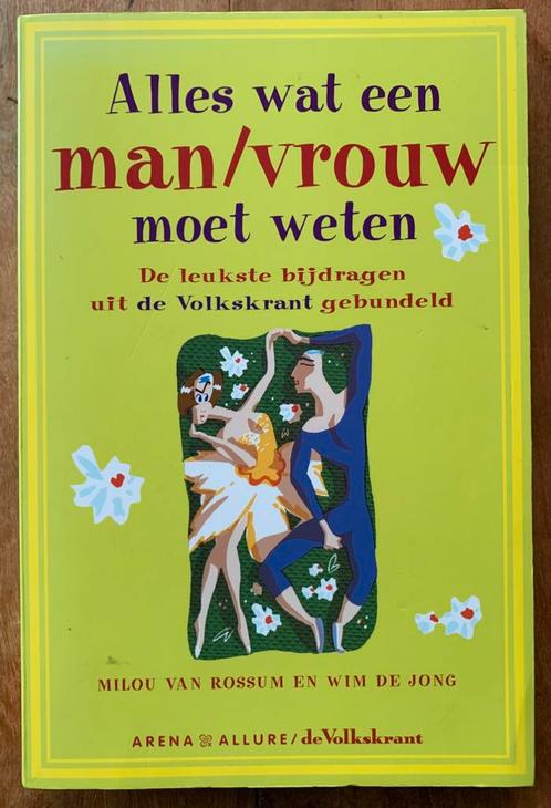 Alles wat een Man/Vrouw moet weten / van Rossum & de Jong, Boeken, Essays, Columns en Interviews, Zo goed als nieuw, Ophalen of Verzenden