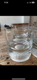 6 kristallen golfbal whisky glazen, als nieuw., Verzamelen, Glas en Borrelglaasjes, Overige typen, Ophalen of Verzenden, Zo goed als nieuw