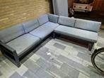 Loungehoekset met tafel, Tuin en Terras, Tuinsets en Loungesets, 5 zitplaatsen, Bank, Aluminium, Ophalen of Verzenden