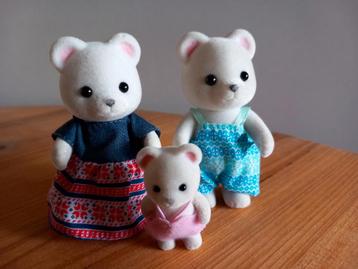 Sylvanian families ijsbeer familie compleet  beschikbaar voor biedingen