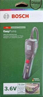 Bosch Easypump accupersluchtpomp voor fiets, auto, luchtbed, Fietsen en Brommers, Fietsaccessoires | Fietspompen, Ophalen of Verzenden