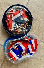 Cocktail prikker met Nederlandse vlag NIEUW!!, Ophalen of Verzenden, Nieuw, Versiering, Oranje of Koningsdag