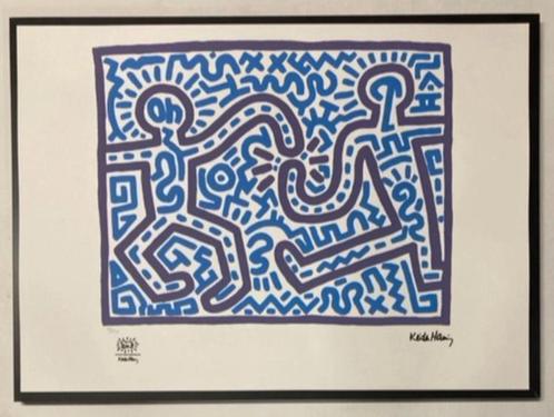 Keith Haring : litho op groot formaat, Antiek en Kunst, Kunst | Litho's en Zeefdrukken, Ophalen of Verzenden