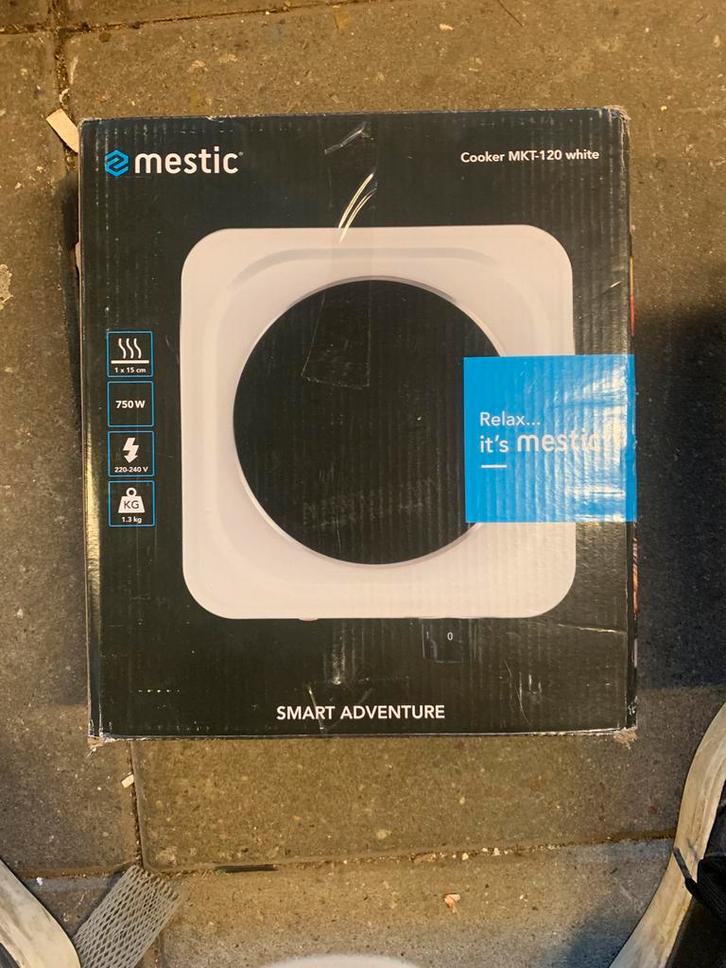 Mestic Cooker MKT-120 White - Nieuw in doos!, Caravans en Kamperen, Kampeeraccessoires, Nieuw, Ophalen of Verzenden