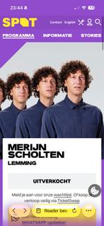 GEZOCHT Merijn Scholten tickets Groningen, Tickets en Kaartjes, Twee personen, Mei
