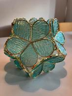 Hanglamp bloemen met fitting en lamp, Huis en Inrichting, Lampen | Hanglampen, Ophalen, Nieuw, Glas, Minder dan 50 cm