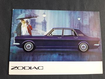 reclame postkaart Ford Zodiac 1968 beschikbaar voor biedingen