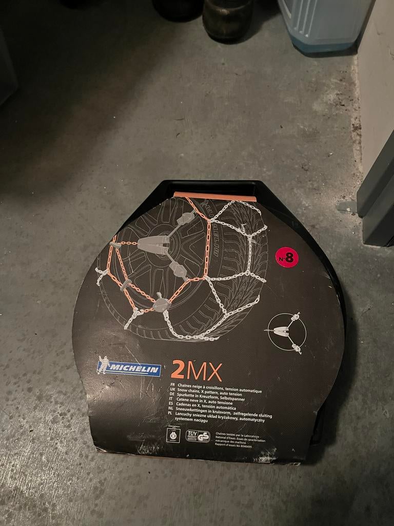 Michelin 2MX Sneeuwkettingen - Maat 8, Ophalen, Zo goed als nieuw