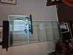 Glazen  vitrinekast, Huis en Inrichting, Kasten | Vitrinekasten, Ophalen, Gebruikt, 50 tot 100 cm, 150 tot 200 cm