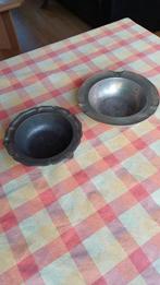 2 Stuks tinnen asbakken., Antiek en Kunst, Antiek | Tin, Ophalen