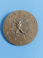 Penning opening Amsterdam Rijnkanaal Fred Carasso 1952, Postzegels en Munten, Penningen en Medailles, Ophalen of Verzenden, Brons