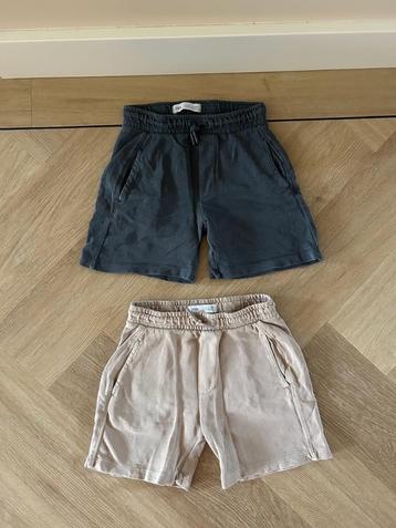 2 x shorts / korte broeken / bermuda's van Zara, maat 116 beschikbaar voor biedingen