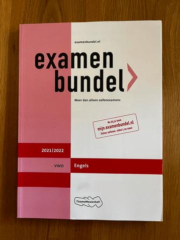 Examenbundel VWO Engels 2021/2022 T van Putten/R Verploegh beschikbaar voor biedingen