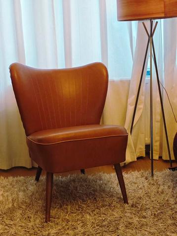 [Nieuwstaat] Cognac Cocktail Stoel - Vintage beschikbaar voor biedingen