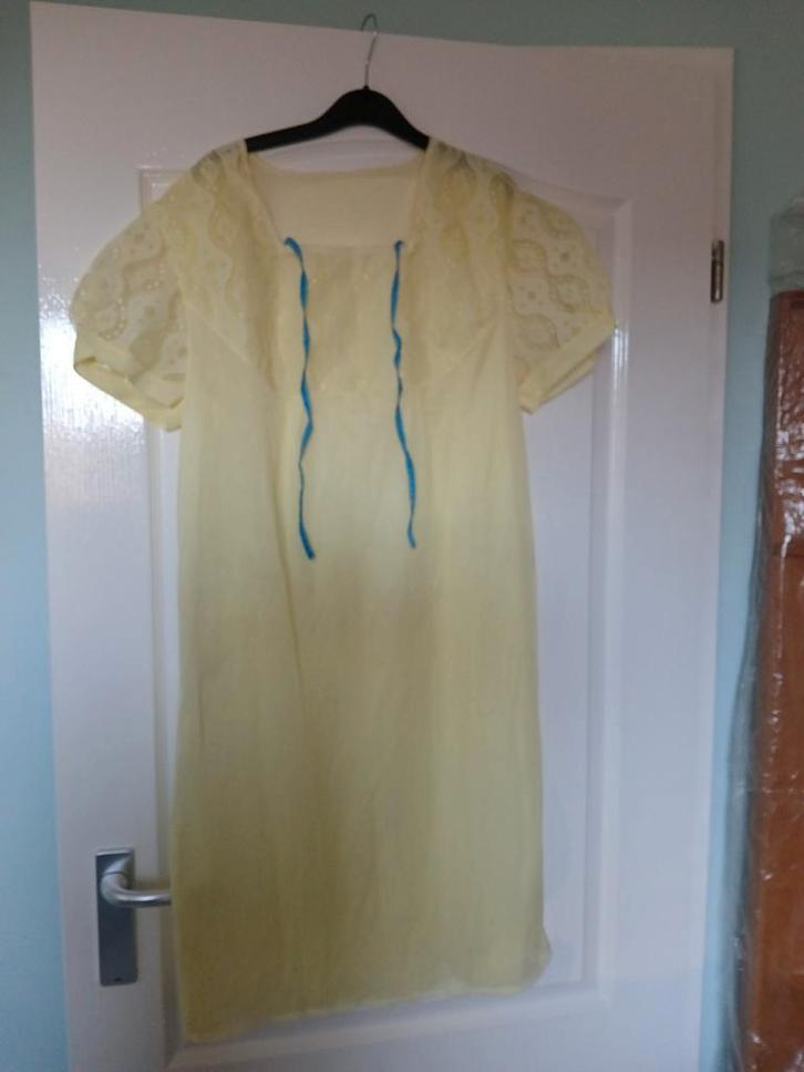 Vintage 70s Nachthemd Carnaval - Synthetisch, Kleding | Dames, Carnavalskleding en Feestkleding, Gedragen, Carnaval, Maat 38/40 (M)