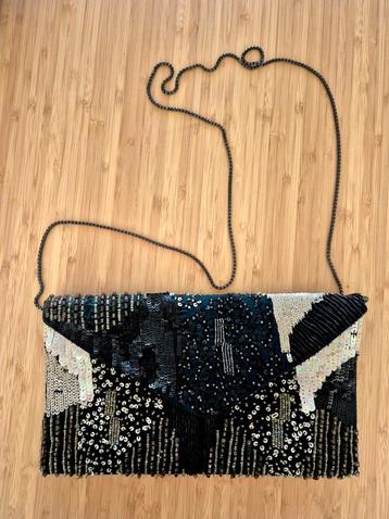 Feestelijke clutch met kralen & pailletten ZGAN beschikbaar voor biedingen