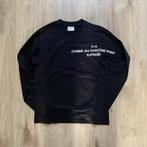 CDG x Supreme longsleeve maat M, Kleding | Heren, T-shirts, Maat 48/50 (M), Zwart, Nieuw, Ophalen of Verzenden