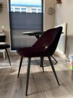 Eetkamerstoelen zwart velours, Huis en Inrichting, Stoelen, Ophalen, Zo goed als nieuw, Zwart, Twee