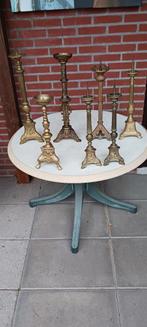 7 STUKS KERK / ALTAAR KANDELAARS KOPER / MESSING  40 / 55 CM, Antiek en Kunst, Antiek | Kandelaars, Ophalen of Verzenden, Koper of Brons