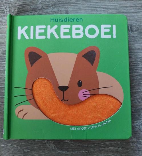 Huisdieren Kiekeboe Voelboek, Boeken, Kinderboeken | Kleuters, Zo goed als nieuw, Voorleesboek, Ophalen of Verzenden