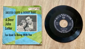 Single Skeeter Davis & Bobby Bare - A Dear John Letter