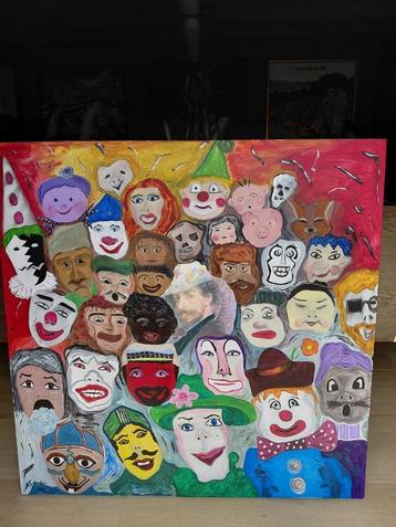 Olie Schilderij " World off Ensor " beschikbaar voor biedingen