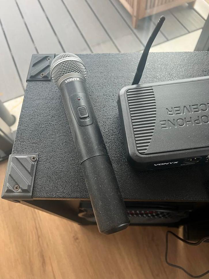 Fenton speakers & Vonyx microfoon set - Karaoke!, Muziek en Instrumenten, Microfoons, Gebruikt, Zangmicrofoon, Draadloos, Ophalen