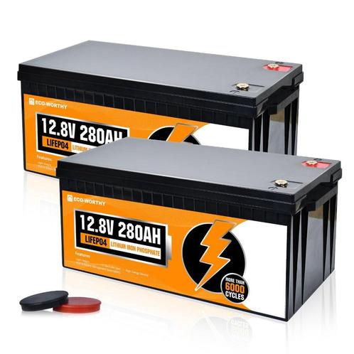 12V 280Ah LiFePO4 Lithium accu camper (1 Jaar grantie), Auto-onderdelen, Accu's en Toebehoren, Nieuw, Ophalen of Verzenden