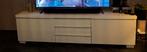 Besta burs tv meubel wit hoogglans, Huis en Inrichting, Ophalen, Gebruikt, 25 tot 50 cm, Minder dan 100 cm