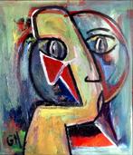 " Samen alleen "       Ger Hermans.Art., Antiek en Kunst, Kunst | Schilderijen | Abstract, Ophalen