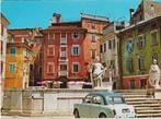 Slovenie, Piran met auto Fiat 1100, Ophalen of Verzenden, 1960 tot 1980, Ongelopen, Overig Europa